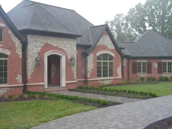 Malahide Real Thin Stone Veneer Exterior with Brick