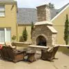 Cambrian Creek Real Stone Veneer Fireplace