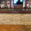 Custom Cambrian Creek Real Stone Veneer Bar with All 2.25 In Pieces