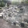 Custom Gallatin and Freeport Blend Natural Stone Veneer Landscape Wall