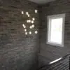 Silver Cloud Natural Stone Veneer Custom Ledgestone 2.25 In Drystack Interior