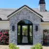 Durham Real Stone Veneer Custom with White Mortar