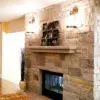 Florence Real Thin Stone Veneer Interior Fireplace