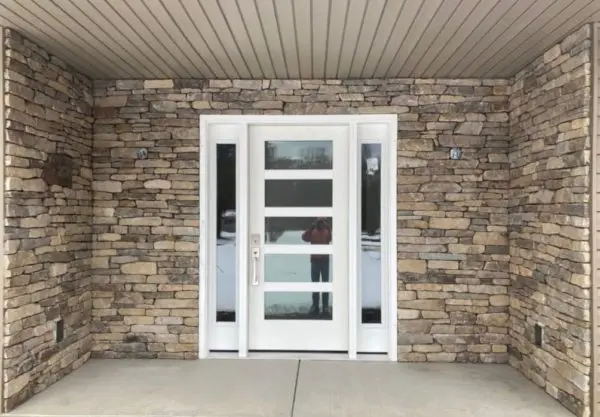 Melbourne Natural Stone Veneer Drystack Front Entrance