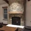 Denali Real Thin Stone Veneer Fireplace