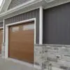 Jacksonport and Pembroke Real Stone Veneer Blend Garage