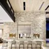 Nob Hill Real Thin Stone Veneer Interior Bar