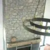 Nottingham Real Stone Veneer Fireplace