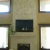 Athens Natural Stone Veneer Interior Fireplace