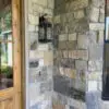Breckenridge Ashlar Real Thin Stone Veneer Front Entrance