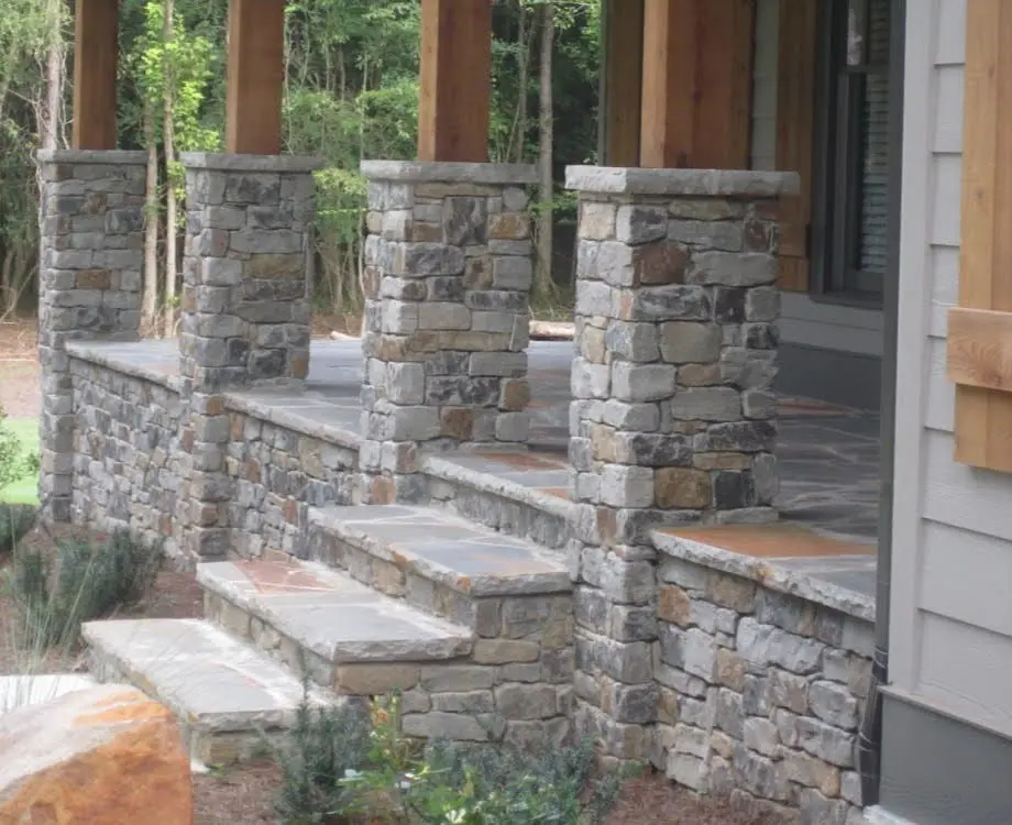 Cascade Stone Veneer Patio