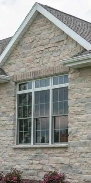 Harbor Springs Real Limestone Veneer Close-Up