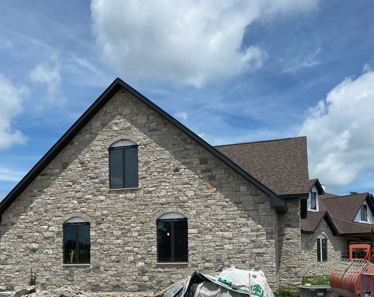 Lexington Real Stone Veneer Exterior Quarry Mill