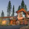 Montana Custom Ledgestone Style Natural Thin Veneer Modern Cabin