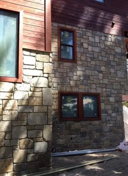 Palmetto Real Thin Stone Veneer Castle Rock Exterior