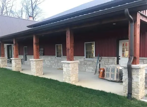 Pewter Night Natural Thin Stone Veneer Exterior