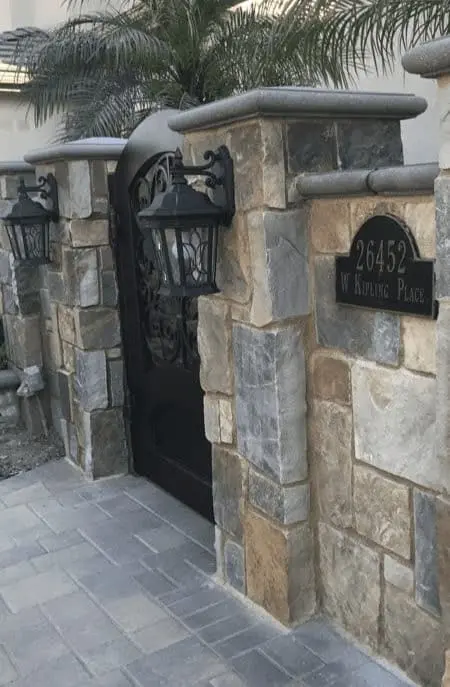 Potomac Custom Thin Stone Veneer Outdoor Living