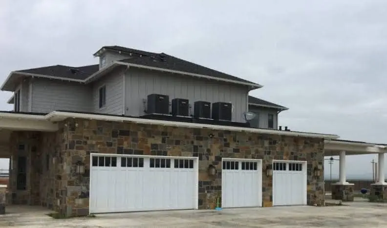 Potomac Natural Stone Veneer Exterior Masonry Residence