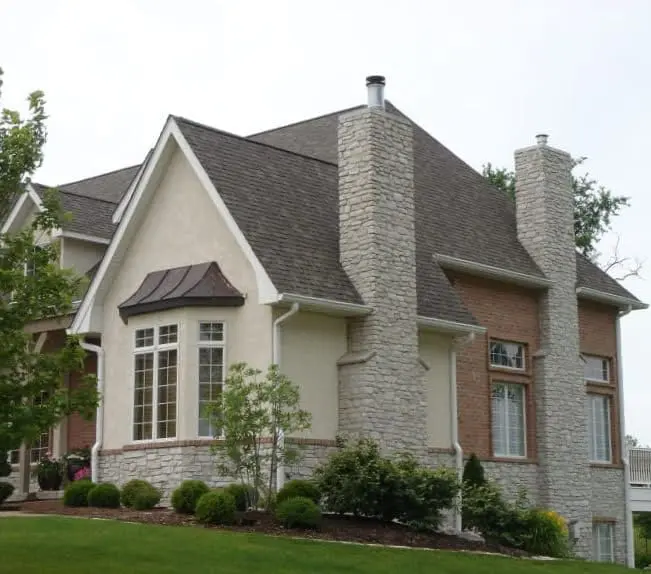 Promenade Tumbled Natural Stone Veneer Exterior Masonry