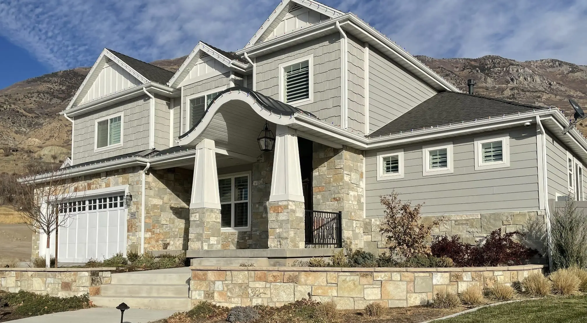 Racine Natural Thin Stone Veneer Home Exterior