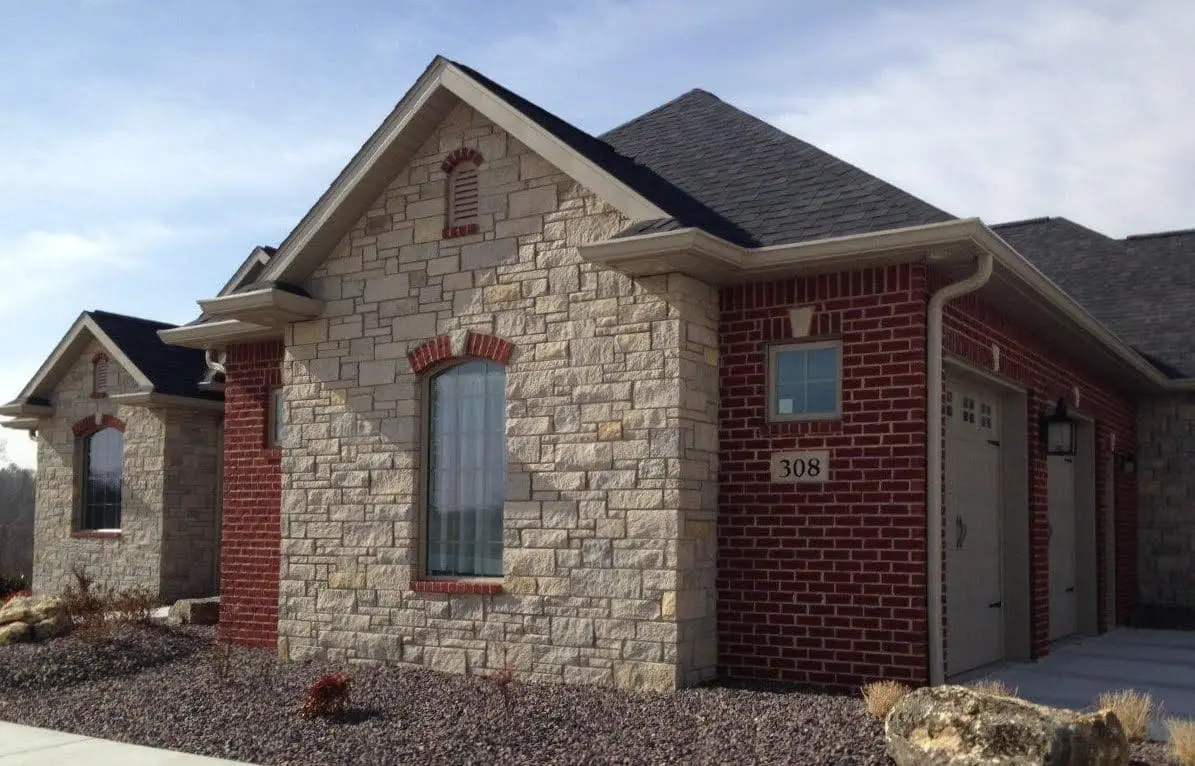 Silver Cloud Natural Thin Stone Veneer Exterior