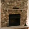 Sunset Point Real Thin Stone Veneer Fireplace