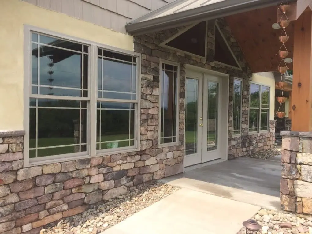 Whitney Real Fieldstone Veneer Exterior Masonry