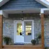 Baltic Hills Real Thin Stone Veneer Custom Dimensional Cut Front Entrance