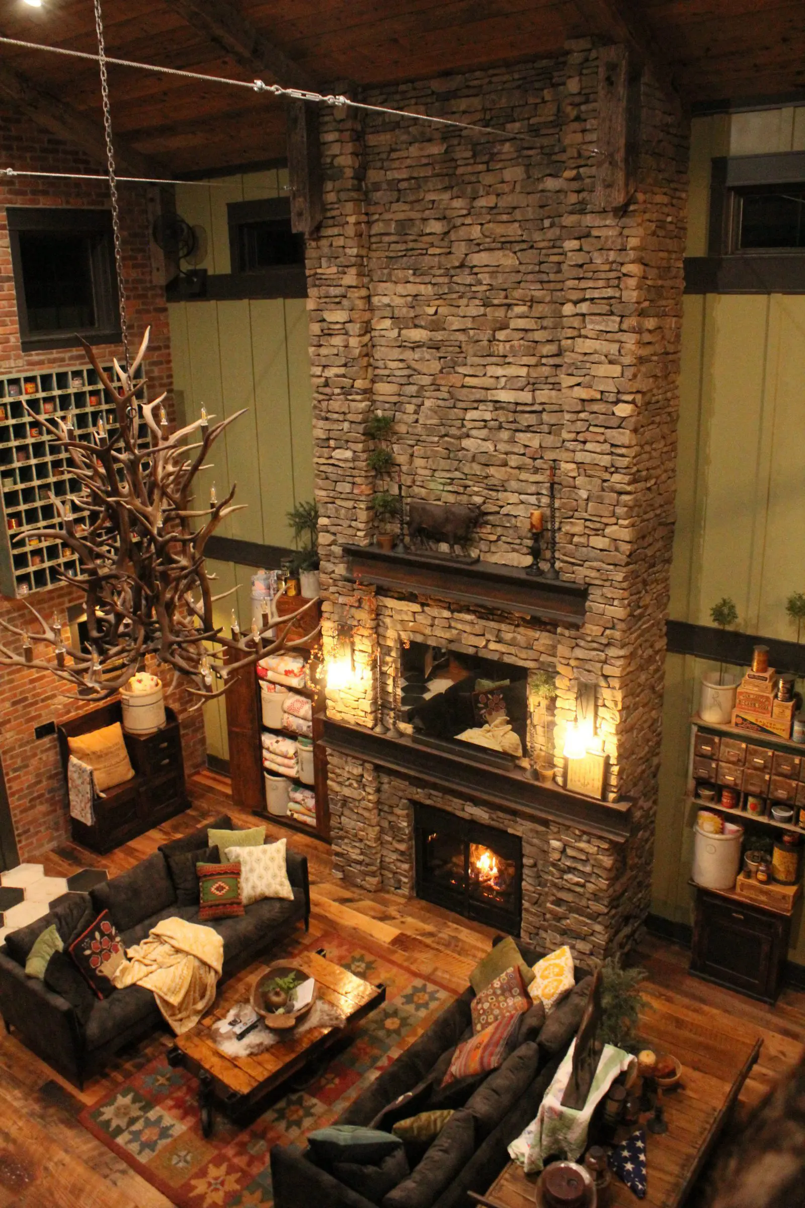 Feldberg Real Thin Stone Veneer Fireplace