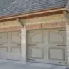 Chalet Natural Thin Stone Veneer Garage