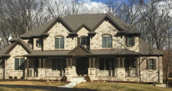 Chalet Real Thin Stone Veneer Exterior Custom Blend