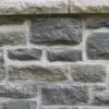 Vineyard Natural Stone Veneer Wainscoting Close Up with Light Mortar