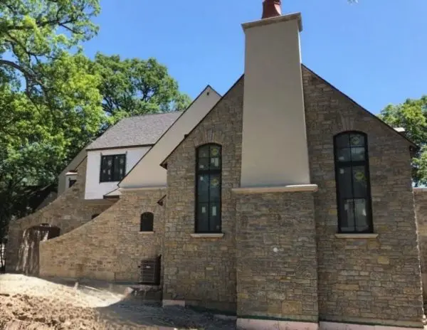 Aberdeen Custom Tumbled Real Stone Veneer Exterior