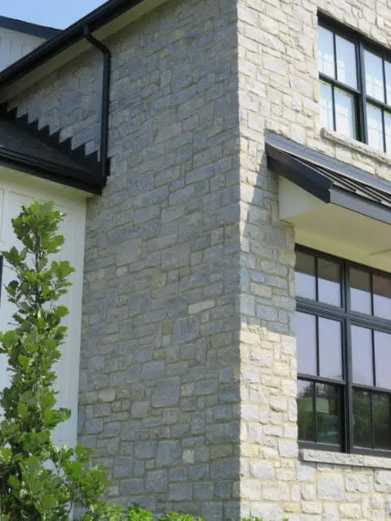 Nottingham Custom Linear Real Thin Stone Veneer Exterior Siding