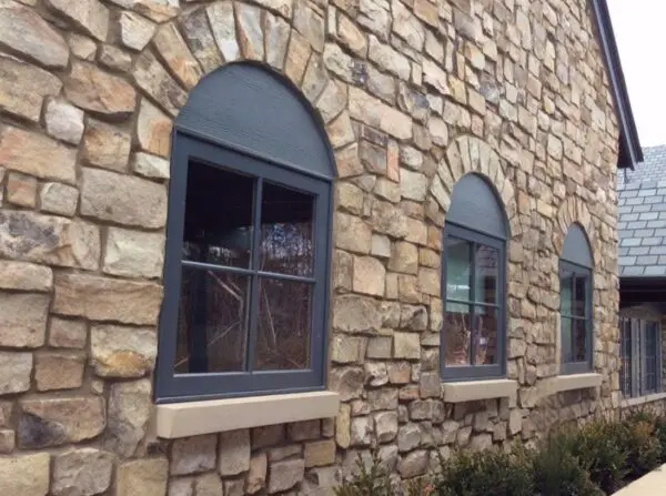 Asheville Natural Stone Veneer with Custom Smaller Heights