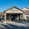 Calico Natural Stone Veneer Drystack Front Entrance