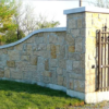 Castle Ridge Natural Stone Veneer Entrance Gate