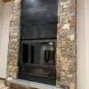 Kalispell Natural Stone Veneer Fireplace