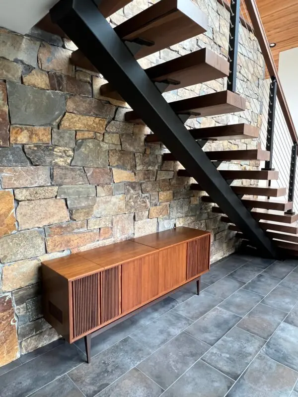 Kalispell Real Thin Stone Veneer Interior Wall