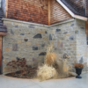 Baileys Harbor, Castle Ridge, and Concord Real Stone Veneer Blend Rustic Exterior