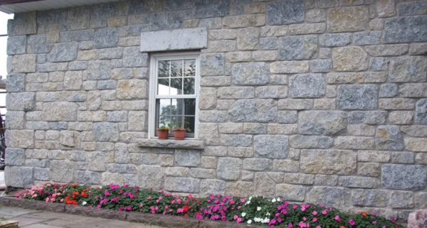 Jacksonport Real Stone Veneer Exterior Large Height Tumbled