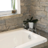 Larchmont Real Thin Stone Veneer Bathroom