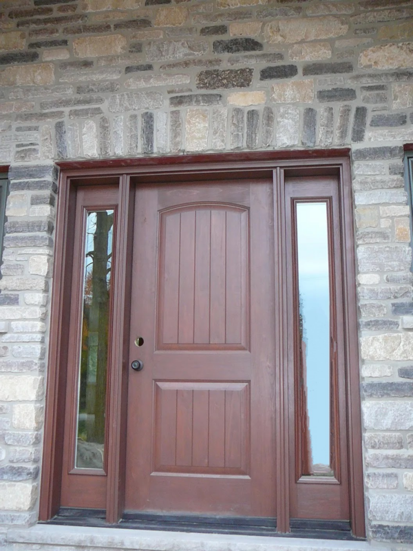 Seward Natural Thin Stone Veneer Entrance