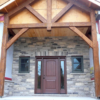 Seward Natural Thin Stone Veneer Entrance Installation