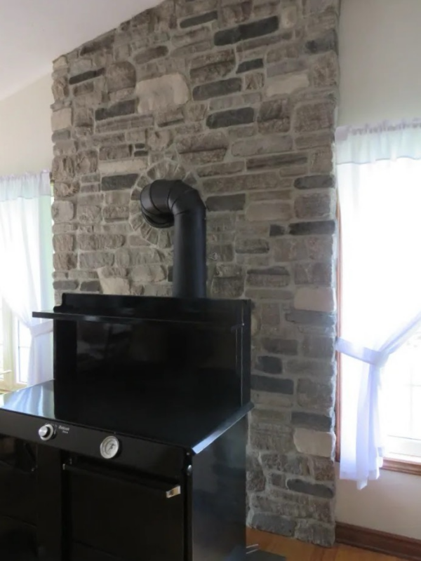 Seward Real Thin Stone Veneer Kitchen Accent Wall