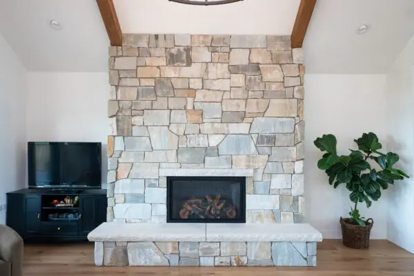 Westgate Natural Stone Veneer Fireplace