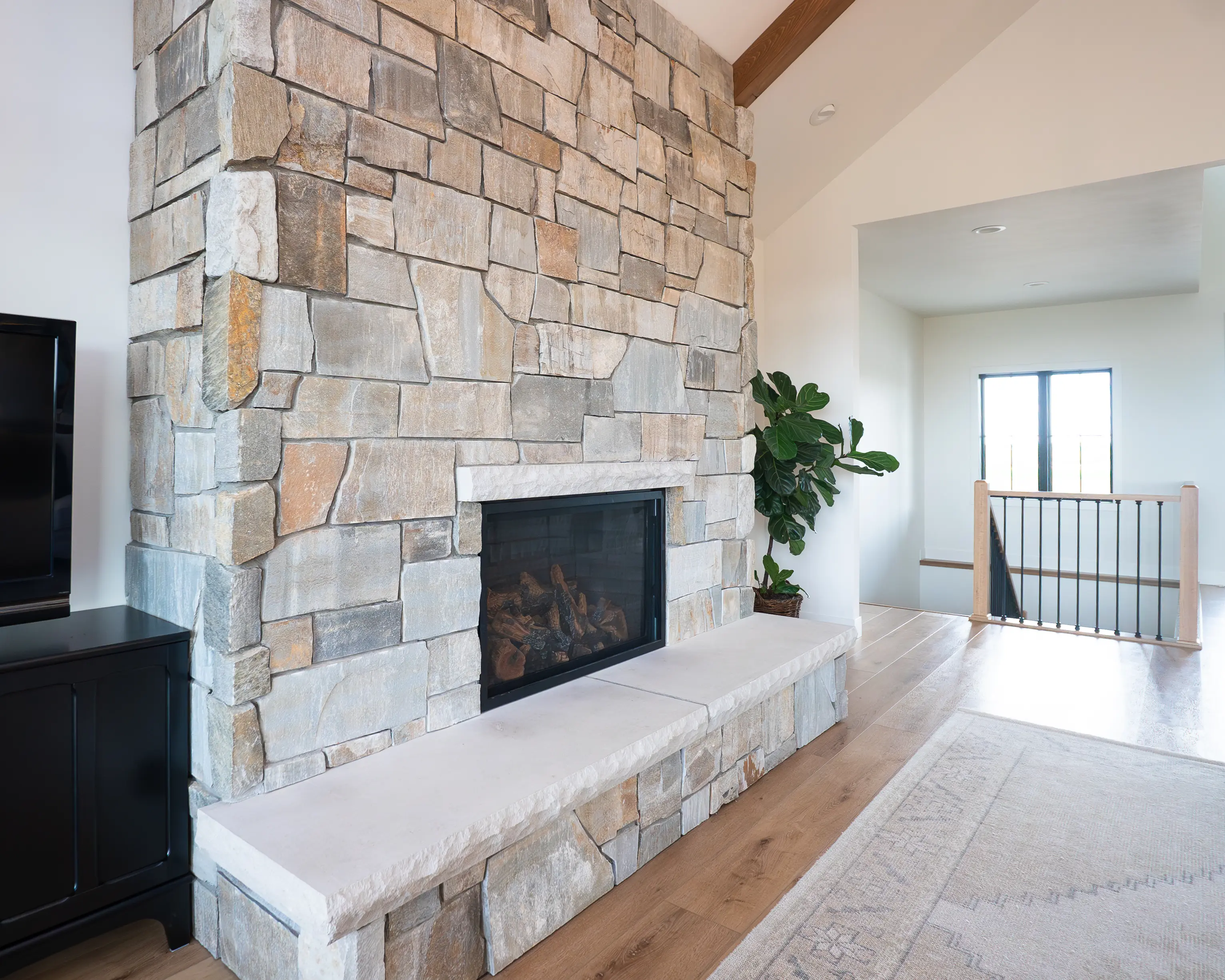 Westgate Real Thin Stone Veneer Fireplace