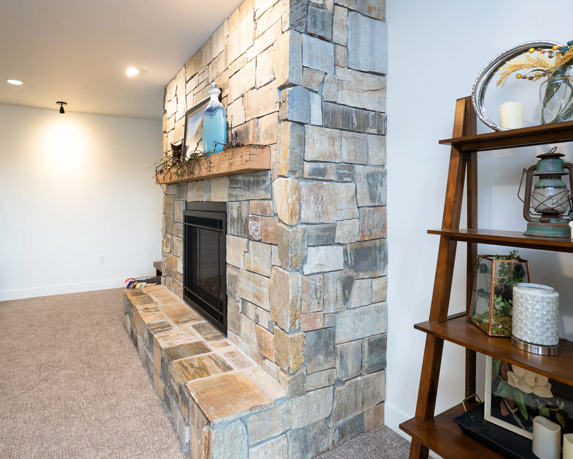 Wyndemere Natural Thin Stone Veneer Fireplace