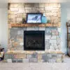 Wyndemere Real Stone Veneer Interior Fireplace