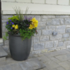 Duluth Natural Thin Stone Veneer Porch Wainscoting